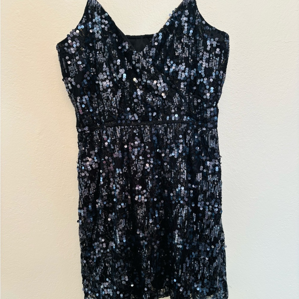 Sequin Black Dress